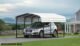 Steel Carport 10 x 20 x 7 ft. Galvanized Black/Eggshell - Image 6
