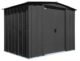 Arrow Classic Steel Storage Shed, 8×6, Charcoal