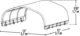 Shelterlogic Corral Shelter 1 3/8" 7.5 oz. Green Cover (Corral panels not included), 12 x 12 ft - Image 3