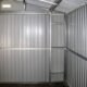 Duramax Imperial Metal Garage Dark Gray with White Trim 12x20 - Image 6