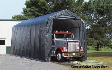 ShelterCoat 16 x 40 ft. Garage Peak Gray STD ShelterCoat 16 x 40 ft. Garage Peak Gray STD