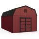 Handy Home DIY Hudson 12 ft. x 20 ft. Wooden Storage Shed with Flooring Included
