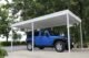 Freestanding Carport/Patio Cover 10 x 20 ft. Eggshell - Image 6
