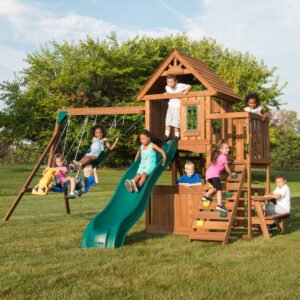 Swing-N-Slide Tioga Fort Wood Complete Play Set