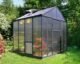 Canopia by Palram Glory 8 ft. x 8 ft. Greenhouse Kit – Grey Structure & Frost Multi Wall Panels
