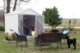 EZEE Shed Steel Storage 8 x 7 ft. Galvanized High Gable Cream - Image 7