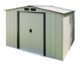 Duramax 10×10 Eco Shed Ivory with Dark Gray Trim