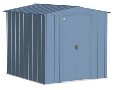 Arrow Classic Steel Storage Shed, 6×7, Blue Grey Arrow Classic Steel Storage Shed, 6×7, Blue Grey