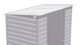 Arrow Select Steel Storage Shed, 6x4, Flute Grey - Image 3