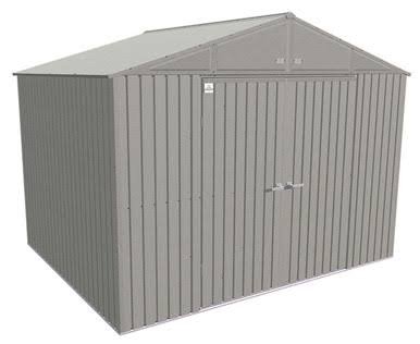 Arrow Elite Steel Storage Shed, 10×8, Cool Grey Arrow Elite Steel Storage Shed, 10×8, Cool Grey