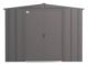 Arrow Classic Steel Storage Shed, 8x8, Charcoal - Image 3