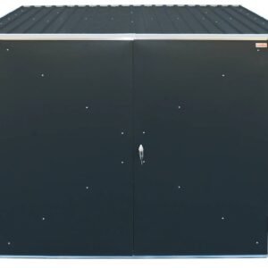 Duramax Bicycle Storage Shed Anthracite w/White Trim