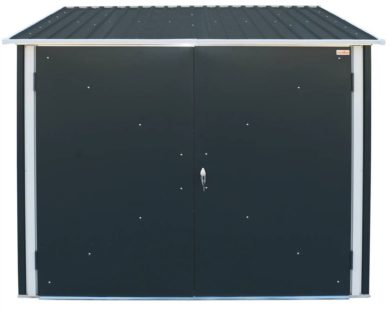 Duramax Bicycle Storage Shed Anthracite w/White Trim Duramax Bicycle Storage Shed Anthracite w/White Trim