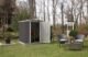 EZEE Shed Steel Storage 6 x 5 ft. Galvanized Low Gable Charcoal with Cream Trim - Image 6