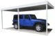 Attached Carport/Patio Cover 10 x 20 ft. Eggshell - Image 9