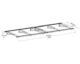 Canopia by Palram Aquila 4100 Door & Window Awning, 14' L x 3' W x 6.9" H - Gray Structure/Clear Panels - Image 6