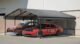 Arrow Powder Coated Steel Carport 20 ft. x 20 ft. - Charcoal - Image 3
