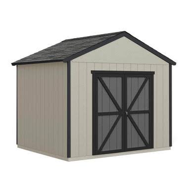 Handy Home DIY Rookwood 10 ft. x 8 ft. Wooden Storage with Flooring Included Handy Home DIY Rookwood 10 ft. x 8 ft. Wooden Storage with Flooring Included