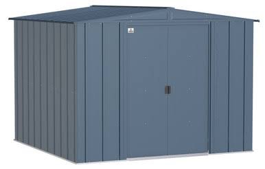 Arrow Classic Steel Storage Shed, 8×8, Blue Grey Arrow Classic Steel Storage Shed, 8×8, Blue Grey