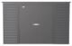 Arrow Select Steel Storage Shed, 10x4, Charcoal - Image 4