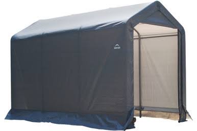 ShelterLogic Shed-in-a-Box 6 x 10 x 6 ft. 6 in. Peak Gray ShelterLogic Shed-in-a-Box 6 x 10 x 6 ft. 6 in. Peak Gray